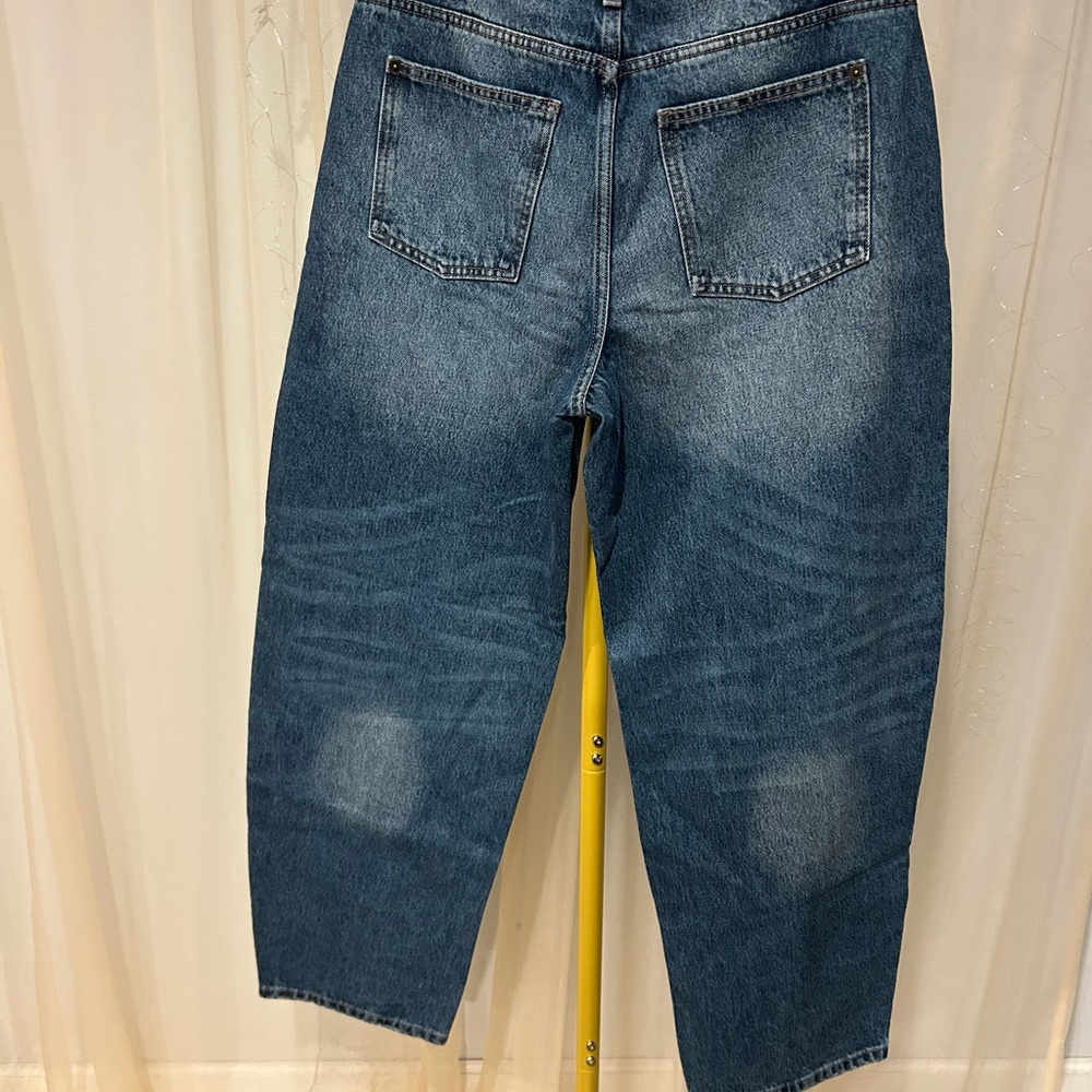KBB Blue barrel Leg Jeans for Women - Picture 4 of 6